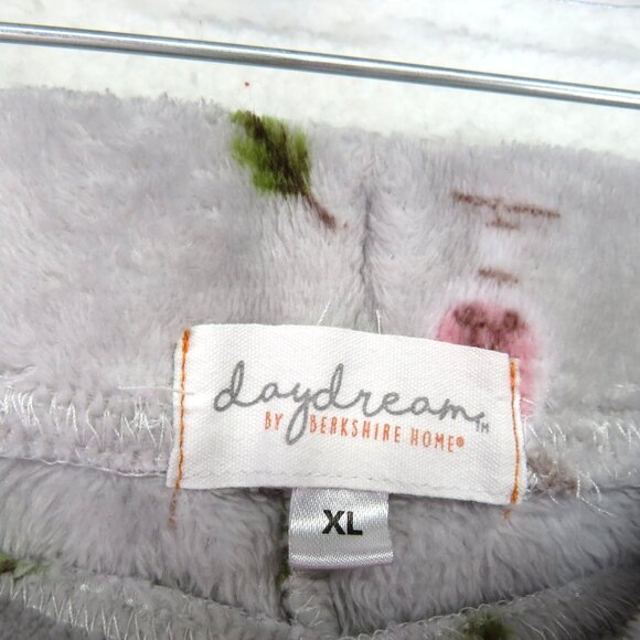 Daydream By Berkshire Pajama Pants Womens Size XL Holiday Cocktail Gray Fleece - Picture 4 of 9